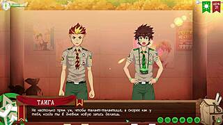 i can't believe game friends camp way 2 ep 41... meeting kieran hit different russian voiceover