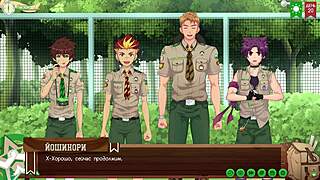 Yoichi needs subtle friend aid at camp way 2 episode 37 russian voiceover