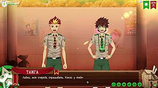 i can't believe game friends camp way 2 ep 41... meeting kieran hit different russian voiceover