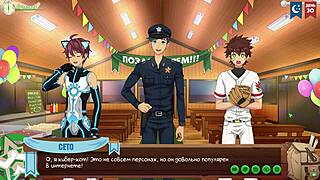 Intense yaoi cosplay pounding