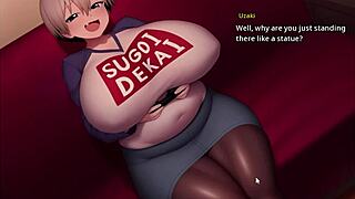 Massive Tits Bratty Uzaki Chan Demands Intense Sex Girlfriend Action Hentai Game