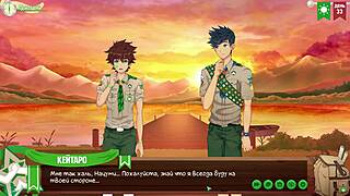 oh game friends camp ep 59 ends season russian voiceover yaoi got me feelin