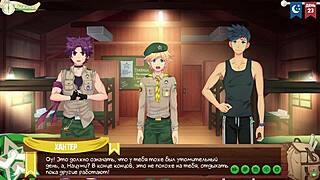 yo keitaro, your sword art online game friend needs this camp ep 43 care?? deep fucking with russian voiceover yaoi hentai