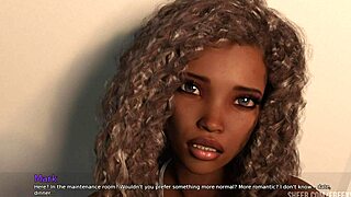 dorm mark teases sucking simone's breasts in storeroom