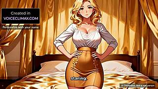 hentai blonde milf neighbor calls you over for joi fun?