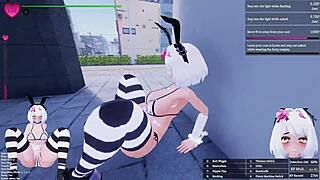 manaka's sfm run flashes her toys publicly on modded streets