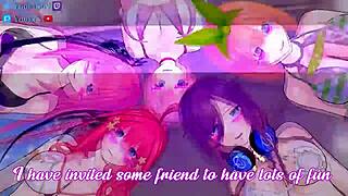 beta chip censored hentai sissy cuckold femdom humiliation hits hard!