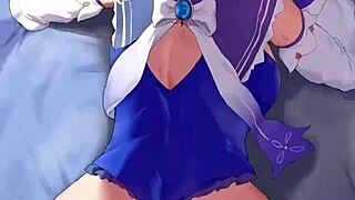 hentai babe spreads ass for deep anal assfucking penetration in steamy scene