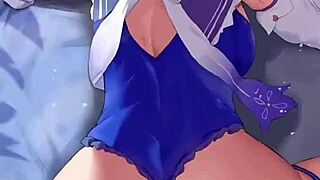 hentai babe spreads ass for deep anal assfucking penetration in steamy scene