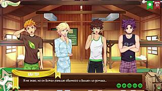 oh game friends camp ep 59 ends season russian voiceover yaoi got me feelin