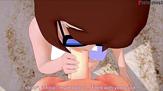 velma's beach blowjob on scooby doo cock got you hard yet big tits fantasy?