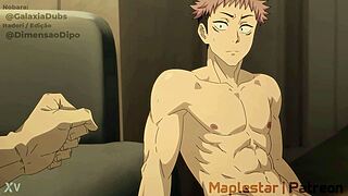 Nobara x Yuji fuck nonstop for hours—what problems arise in dubbed Jujutsu Kaisen hentai!?