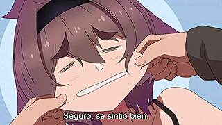 little horny dude trains hard for that special creampie moment in hentai