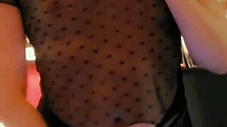 LITTLE ASIAN TRAP SHEMALE shakes her BIG ASS cock while crossdressing slutty solo