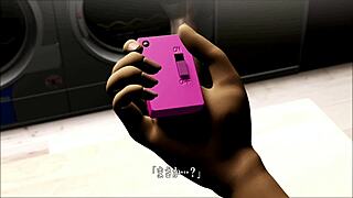 this 3d lewd laundry anime gets super naughty