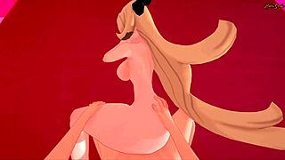 pov smashin hot milf cynthia cummin on those big pokemon tits