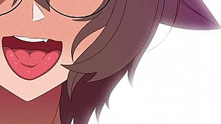 little horny dude trains hard for that special creampie moment in hentai