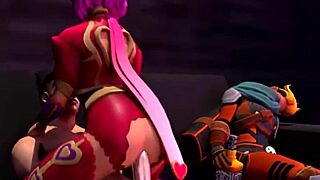 overwatch anime ass gets wrecked in raw 3d funk amv