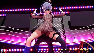 wanna see suisei mmd dance turn into vr180 3d hentai action?