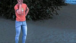 big tits brunette begs for my cock in hentai game