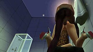 damn, black monster cock stretches cheating wife's huge spandex ass while hubby sleeps