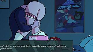 LOCKDOWN DOM Licks FAT ASS in Game Parody