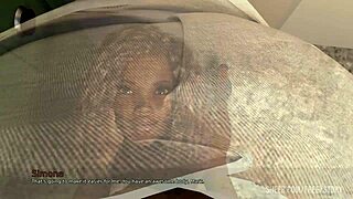 dorm mark teases sucking simone's breasts in storeroom