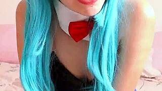 Bulma Cosplay JOI Anal Orgasm Tease