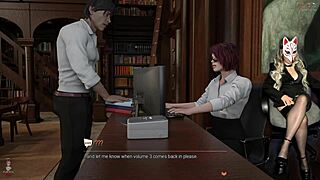 lara croft sneaks a quick handjob in the campus toilet ep27