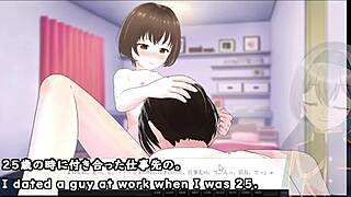 Wife's past sex stories make love love sex explode while hearing every detail machine sub trial!