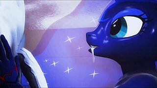 Princess luna's futanari sfm fucking shining animation