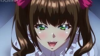 Heart-Pounding Anal Assault on Big Ass Wife and Her Milf Mom in Hentai Jashin Cap 1