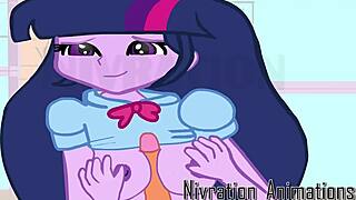 mlp twilight sparkle's tits squeeze out pony cum temptation