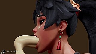 Anran, suck my cock harder!