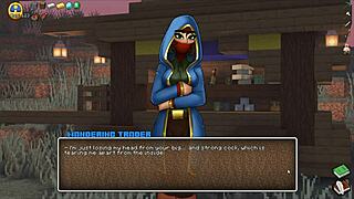 Giant warden kisses small cock before facial cumshot