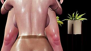 whoa, big tits elf soya teases glans on wet tits titfuck 😍 moans deepthroat big dick cumshot!