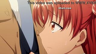 hentai anime girl craves it hard she screaming for doggystyle creampie n blowjob!!