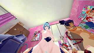 Foursome Anal Creampie Doggystyle Missionary Eula Xinyan Small Tits Genshin Hentai