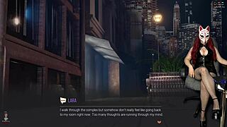 Lara Croft's Deepthroat Blowjob in Dark Alley Group Interracial Adventure