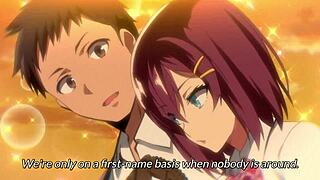 Teacher eyes student's big tits