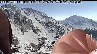 out on the mountain cloudxdre drops for a deepthroat blowjob but gets caught in public