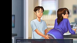 stepmom's firm ass begs for sneaky anal touch