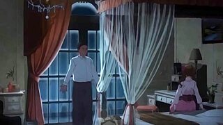 Heart-Pounding Anal Assault on Big Ass Wife and Her Milf Mom in Hentai Jashin Cap 1