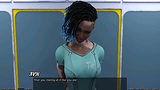 Fuck Yes Black Virgin Begs for Huge Cock in Space!