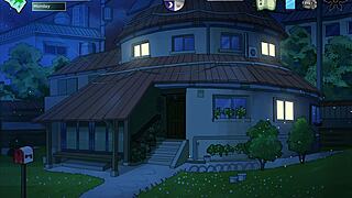 Curvy Kaguya milf masturbates fat ass in Konoha parody