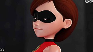 Elastigirl Delivers Intense Buttjob on Violet Parr's Big Ass in HD Animation