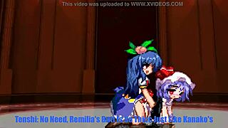 Tenshi breeds Remilia deep in wild Touhou parody action! 😏💦