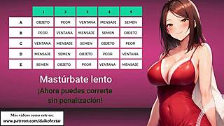 hold back or face her punishment in spanish joi femdom