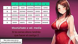 hold back or face her punishment in spanish joi femdom