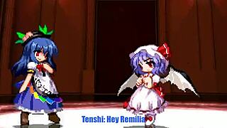 Tenshi breeds Remilia deep in wild Touhou parody action! 😏💦
